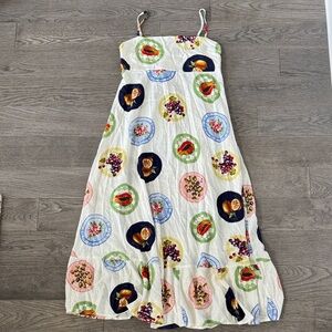 🌼LABEL OF LOVE🌼 NWT Colorful Fruit Print Maxi Dress, Size XL